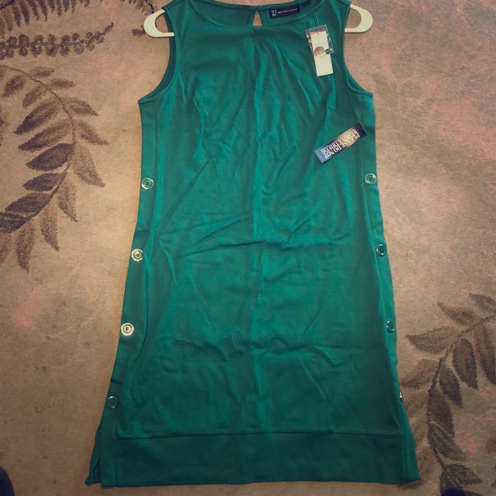 Green New York and company cotton dress